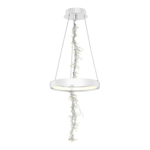 LED Csillár zsinóron SPARK LED/35W/230V fehér