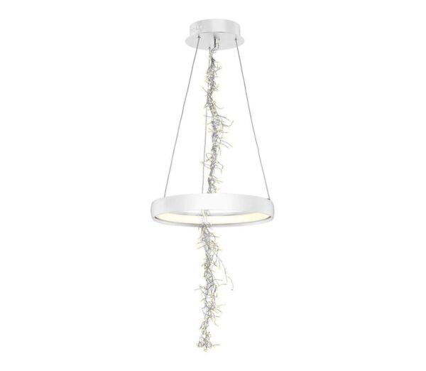 LED Csillár zsinóron SPARK LED/35W/230V fehér