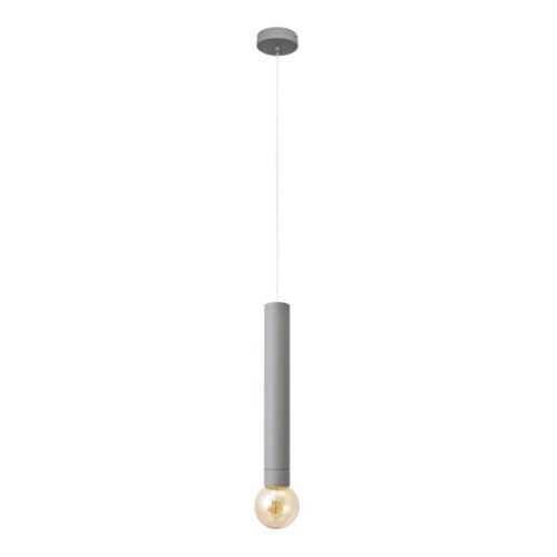 LED Csillár zsinóron TUBA 1xGU10/20W/230V szürke