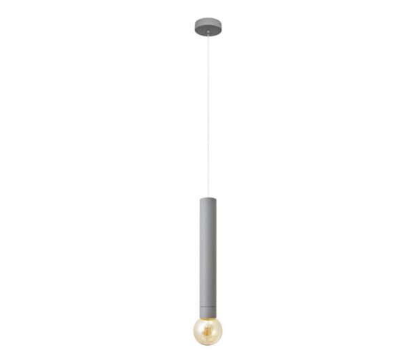 LED Csillár zsinóron TUBA 1xGU10/20W/230V szürke
