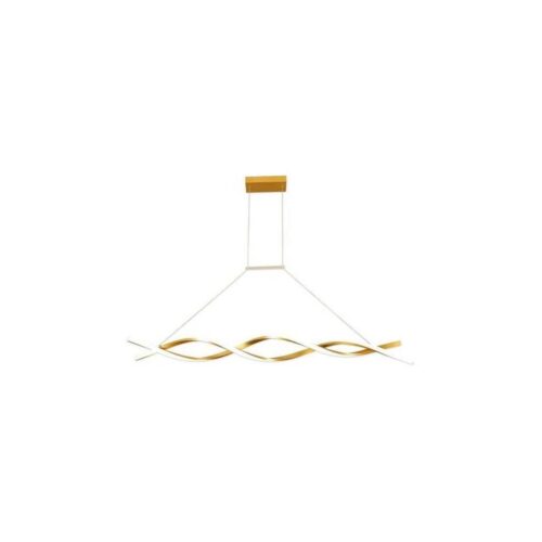 LED Csillár zsinóron TWIST LED/37W/230V 4000K 120 cm arany