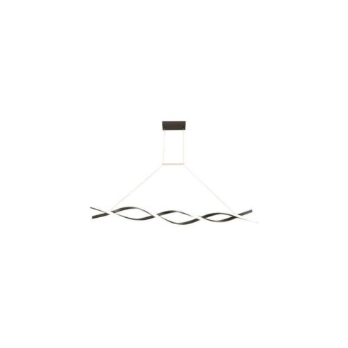 LED Csillár zsinóron TWIST LED/37W/230V 4000K 120 cm fekete