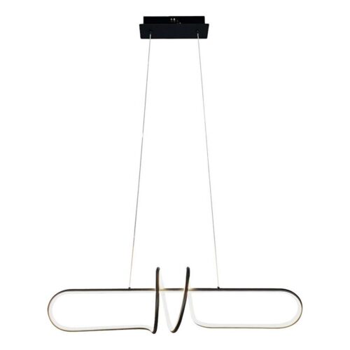 LED Csillár zsinóron VERTIGO LED/54W/230V fekete