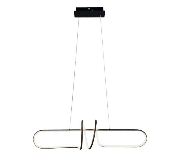 LED Csillár zsinóron VERTIGO LED/54W/230V fekete