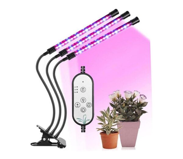LED Dimmelhető asztali lámpa kapoccsal növények termesztéséhez LED/12W/5V
