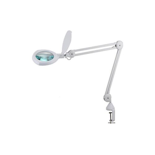 LED Dimmelhető asztali lámpa nagyítóval és klipszel LED/8W/12/230V