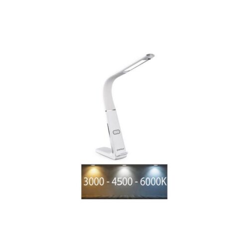 LED Dimmelhető asztali lámpa vezeték nélküli töltéssel LORD EVO LED/8W/230V fehér