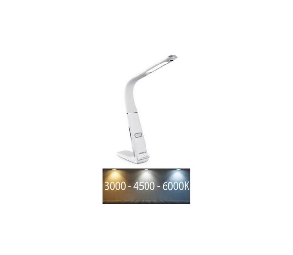 LED Dimmelhető asztali lámpa vezeték nélküli töltéssel LORD EVO LED/8W/230V fehér