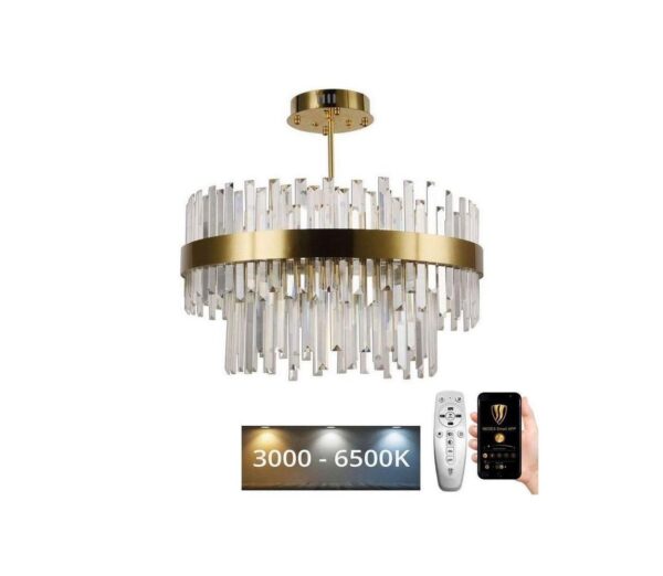 LED Dimmelhető csillár rúdon LED/80W/230V 3000