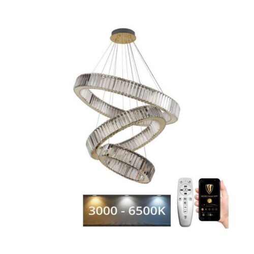 LED Dimmelhető csillár zsinóron LED/115W/230V 3000