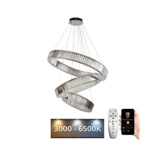 LED Dimmelhető csillár zsinóron LED/115W/230V 3000