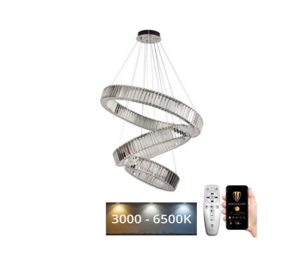 LED Dimmelhető csillár zsinóron LED/115W/230V 3000