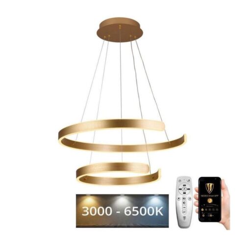 LED Dimmelhető csillár zsinóron LED/120W/230V 3000