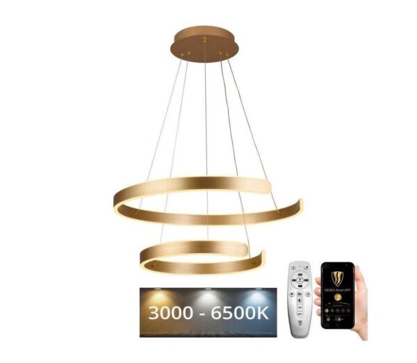LED Dimmelhető csillár zsinóron LED/120W/230V 3000
