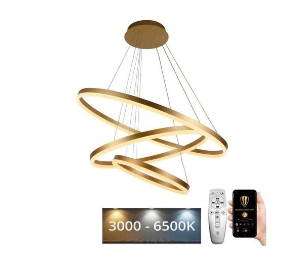 LED Dimmelhető csillár zsinóron LED/125W/230V 3000