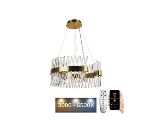 LED Dimmelhető csillár zsinóron LED/130W/230V 3000