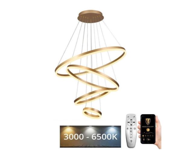 LED Dimmelhető csillár zsinóron LED/165W/230V 3000