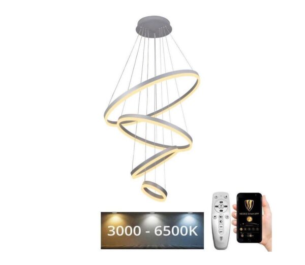 LED Dimmelhető csillár zsinóron LED/165W/230V 3000