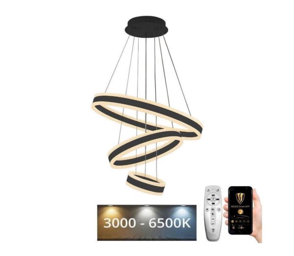LED Dimmelhető csillár zsinóron LED/165W/230V 3000