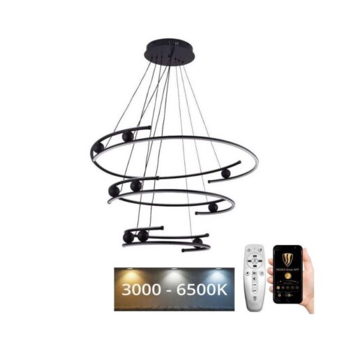 LED Dimmelhető csillár zsinóron LED/170W/230V 3000