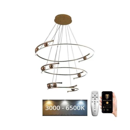 LED Dimmelhető csillár zsinóron LED/170W/230V 3000
