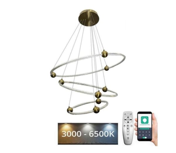 LED dimmelhető csillár zsinóron LED/45W/230V 3000