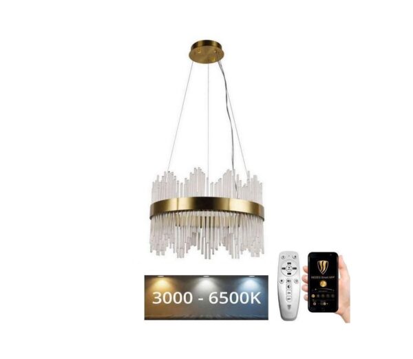 LED Dimmelhető csillár zsinóron LED/70W/230V 3000
