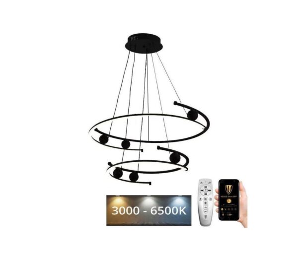 LED dimmelhető csillár zsinóron LED/80W/230V 3000