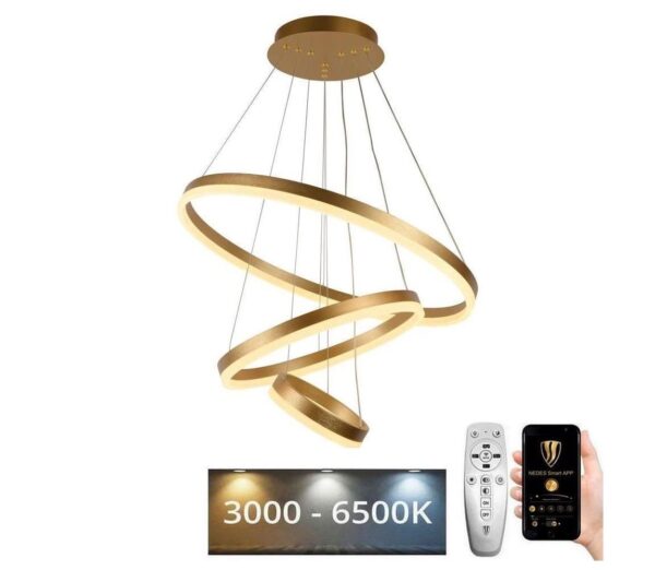 LED dimmelhető csillár zsinóron LED/85W/230V 3000