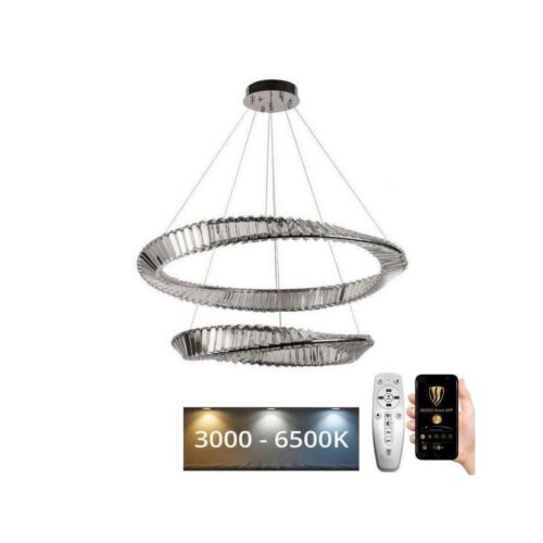 LED Dimmelhető csillár zsinóron LED/90W/230V 3000
