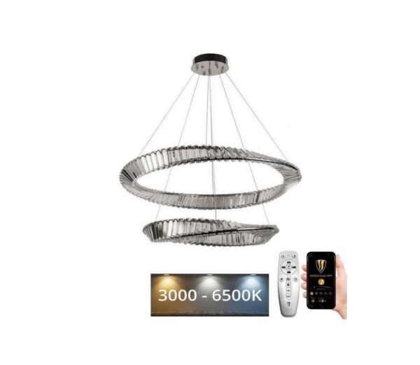 LED Dimmelhető csillár zsinóron LED/90W/230V 3000
