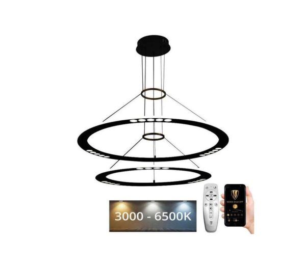 LED dimmelhető csillár zsinóron LED/90W/230V 3000