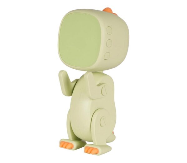 LED Dimmelhető éjjeli gyereklámpa ébresztőórával ROBOT LED/1W/5V 1200 mAh