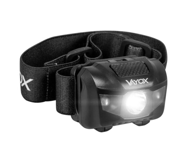 Vayox LED Dimmelhető fejlámpa 3xLED/3xAAA IPX4 100 fényes