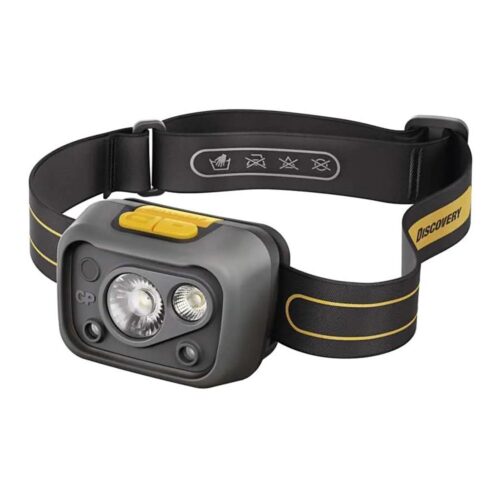 LED Dimmelhető fejlámpa érzékelővel GP DISCOVERY CHW54 LED/3xAAA IPX5