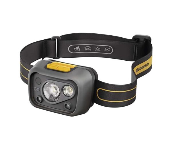 LED Dimmelhető fejlámpa érzékelővel GP DISCOVERY CHW54 LED/3xAAA IPX5