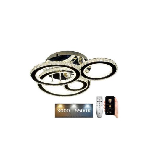 LED Dimmelhető felületre szerelhető csillár  LED/120W/230V 3000