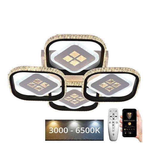 LED Dimmelhető felületre szerelhető csillár LED/130W/230V 3000