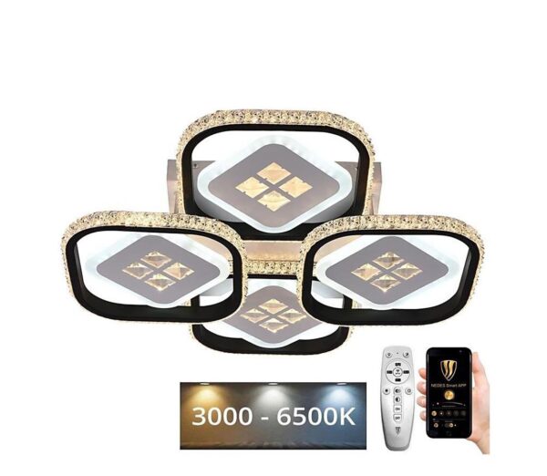 LED Dimmelhető felületre szerelhető csillár LED/130W/230V 3000