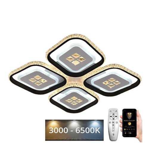 LED Dimmelhető felületre szerelhető csillár LED/130W/230V 3000