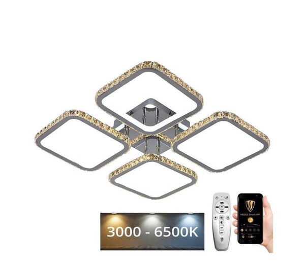 LED Dimmelhető felületre szerelhető csillár LED/160W/230V 3000