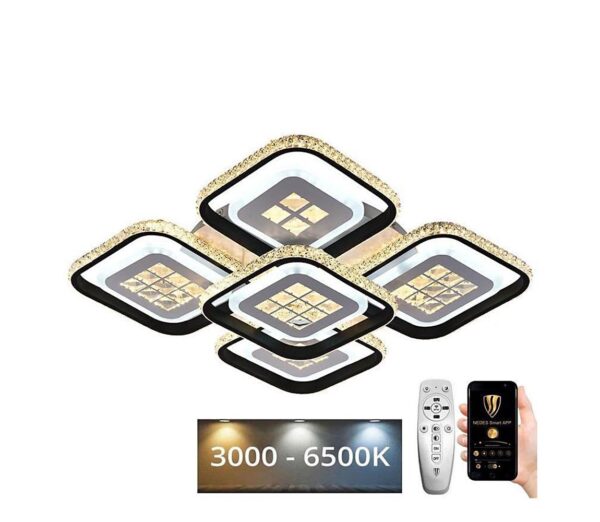 LED Dimmelhető felületre szerelhető csillár LED/180W/230V 3000