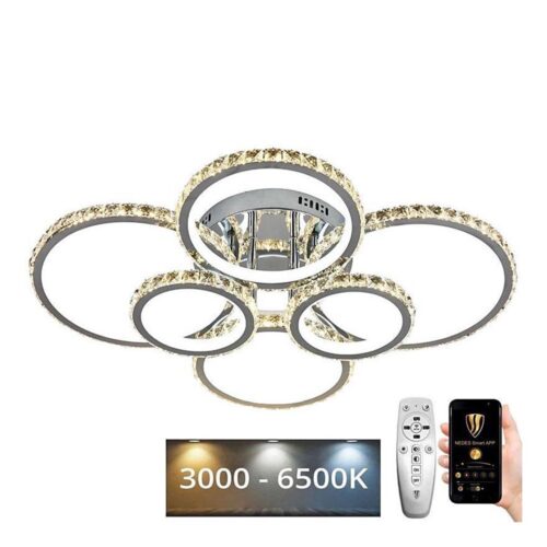 LED Dimmelhető felületre szerelhető csillár LED/205W/230V 3000