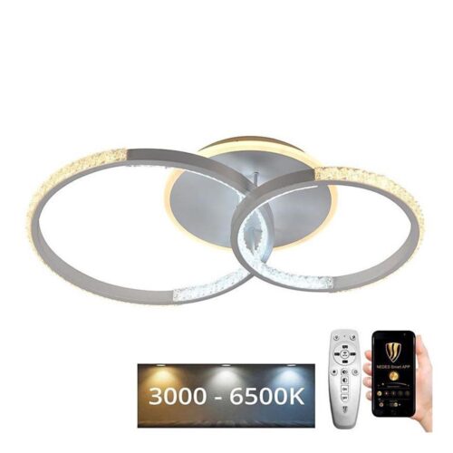 LED Dimmelhető felületre szerelhető csillár LED/55W/230V 3000