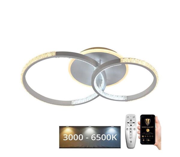 LED Dimmelhető felületre szerelhető csillár LED/55W/230V 3000