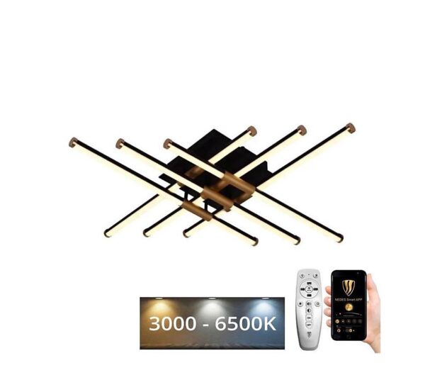 LED Dimmelhető felületre szerelhető  csillár LED/70W/230V 3000
