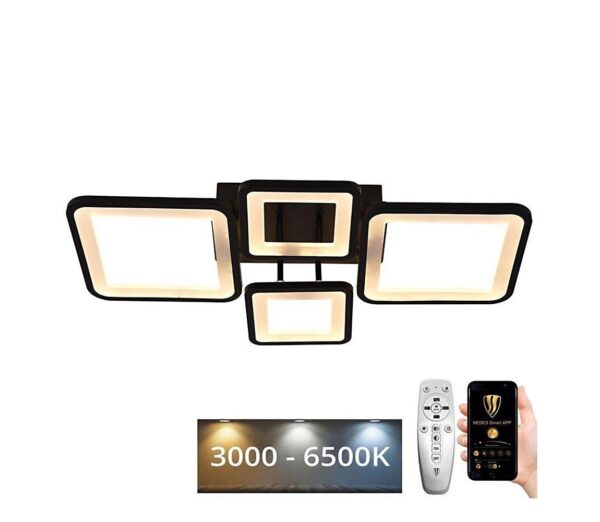 LED Dimmelhető felületre szerelhető csillár LED/70W/230V 3000