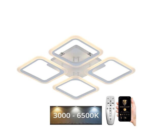 LED Dimmelhető felületre szerelhető csillár LED/70W/230V 3000