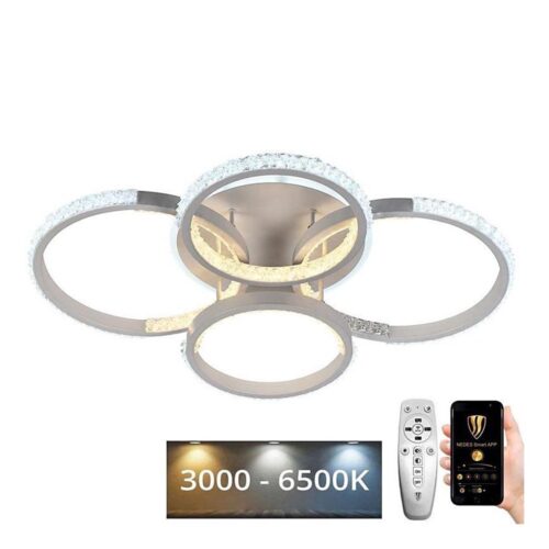 LED Dimmelhető felületre szerelhető csillár LED/80W/230V 3000