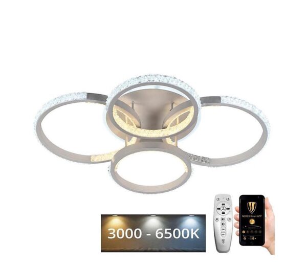 LED Dimmelhető felületre szerelhető csillár LED/80W/230V 3000